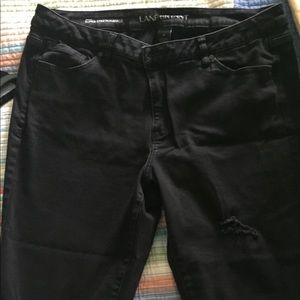 Black plus size jeans